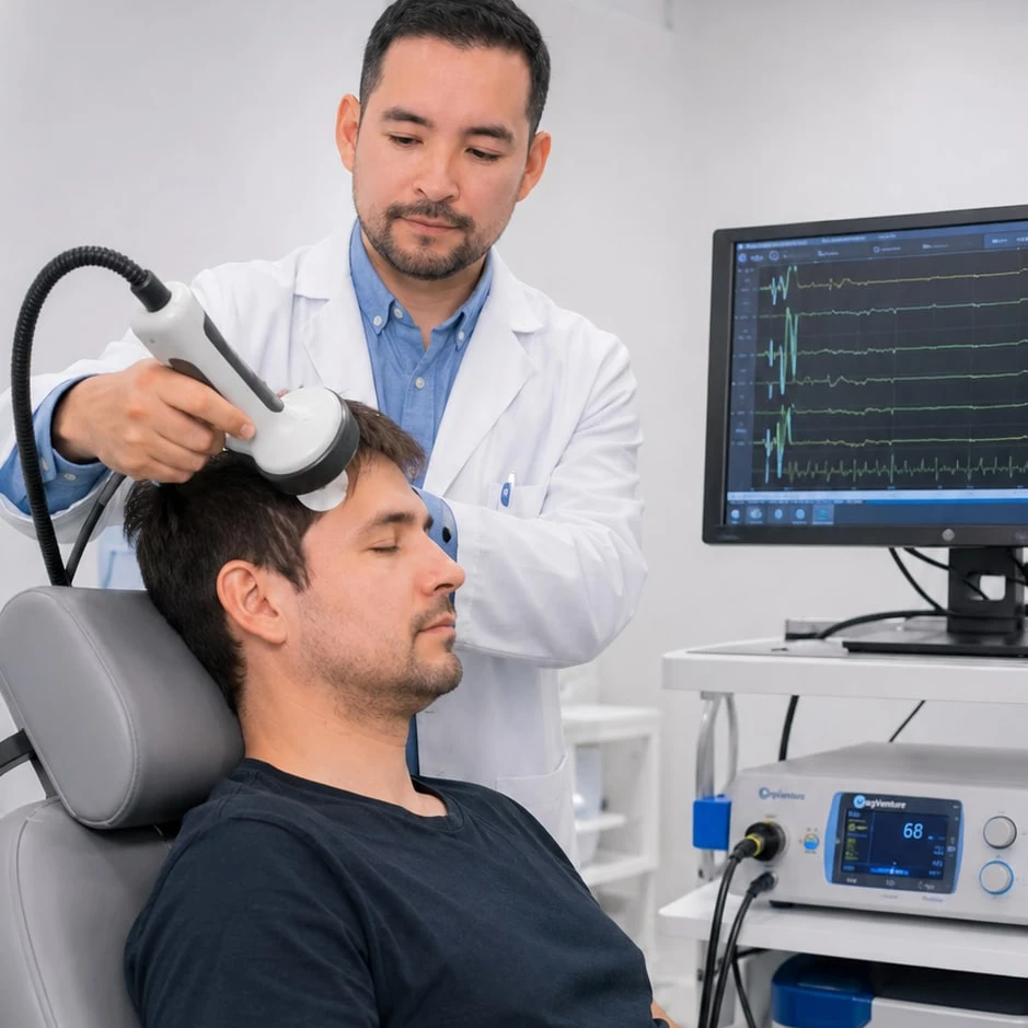 Prueba de potenciales evocados motores PEM con estimulación magnética en Málaga